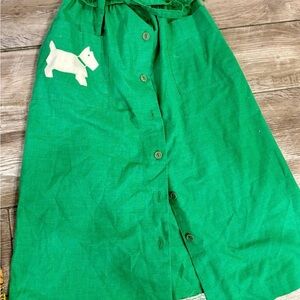 Vintage Sanibel Sport Skirt with scottie dog patch.